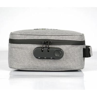 High Security Smell Proof Bags Polyester Fabric Compression Type With Zipper