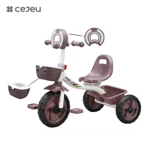 CJ-HLZ-791 Children's Pedal Tricycle Stylish Front Design Equipped with Music and Lights New Model Kids Tricycle