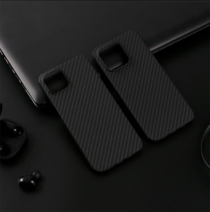 Роскошные штейновые случай волокна Aramid iPhone 13 финиша Pro