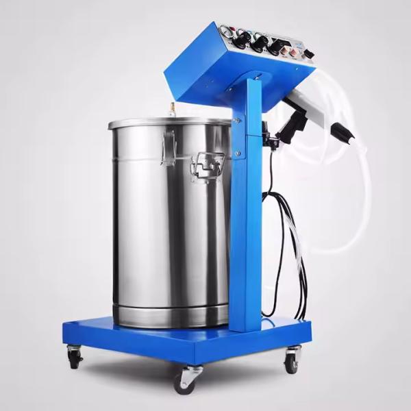 Industrial Electrostatic Powder Coating Machine Independent Voltage / Current Regulation For Steel Substrate Production Line