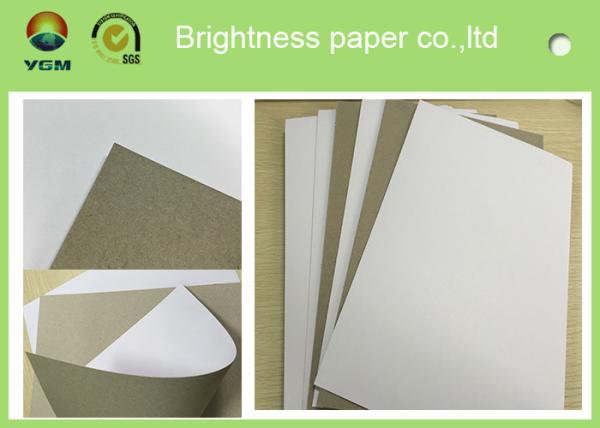 Offset Printing 0.42mm Thick Paper Board Duplex Board Grey Back Single Side Coat