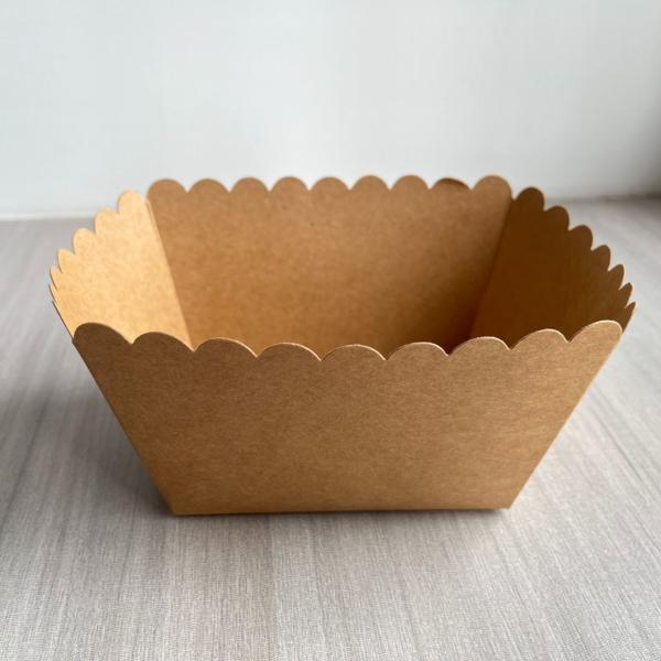 0.33mm Thickness Brown/White Kraft Paper Disposable Sushi Container Food Packaging Box
