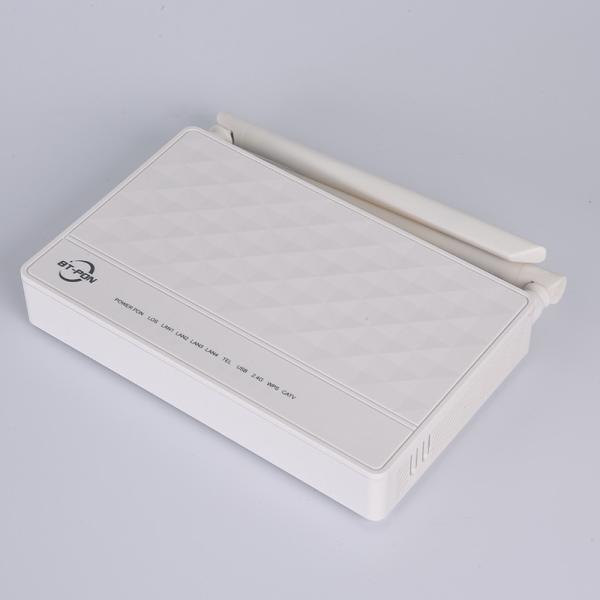 FTTH Onu Wifi Modem 1GE 3FE 1 POTS CATV EPON ONU Unit