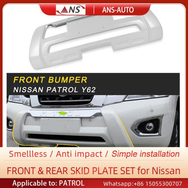 White Anti Friction Front Car Bumper Guard For Nissan Armada Patrol