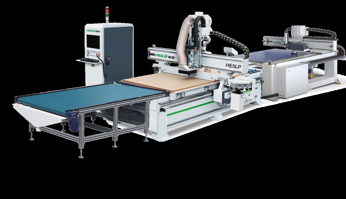 ACM изготовило маршрутизатор панели CNC гибкий с обозначая загрузкой системы разгружая 26kw