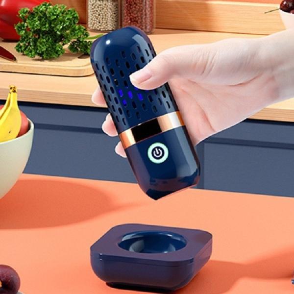 Restaurant Vegetable Cleaner Capsule Shape USB Food Cleaner for Small Fruit and Vegetables