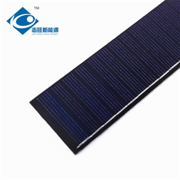 1.3w célula solar transparente solar monocrystalline 16V 260X40.1X2mm do painel ZW-26040P