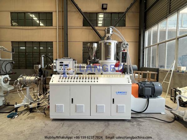 PE Pipe Single Screw Plastic Extruder Machine Machinery Production Line