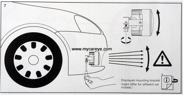 Opel Meriva car front fog light kits LED daytime driving lights drl sale