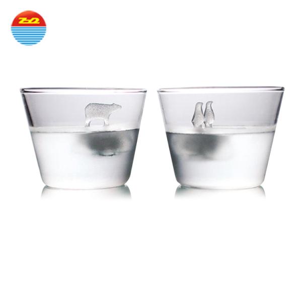 Polar bear and penguin shaped alibaba best sellers easy release wholesale custom silicone ice cream maker ice cube tray mold