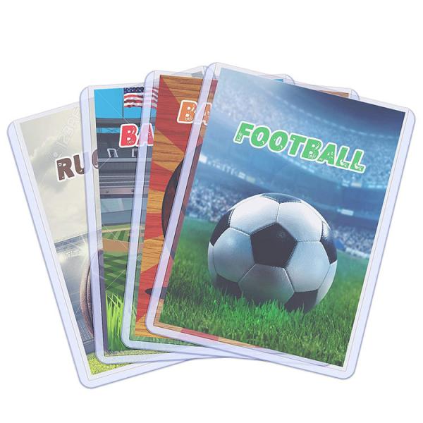 Protective 0.6 Inches Trading Card Sleeve 4 X 3 Inches Dimension