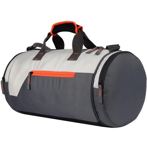 Oxford Gym Bag With Shoe Compartment Personalized Travel Duffle Bag Round