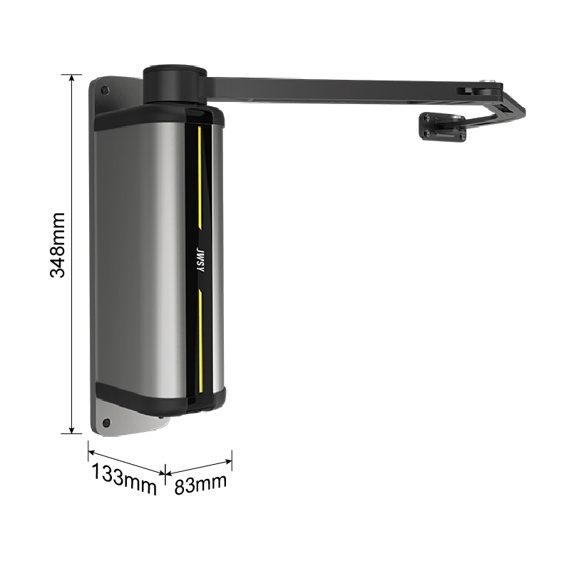 200kg per leaf Swing Gate Operator with 7.4kg Compact Body and Brushless DC Motor for Smooth Operation