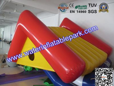 Kids Play Water Park Toy Inflatable Floating Climbing Slide For Water Pool