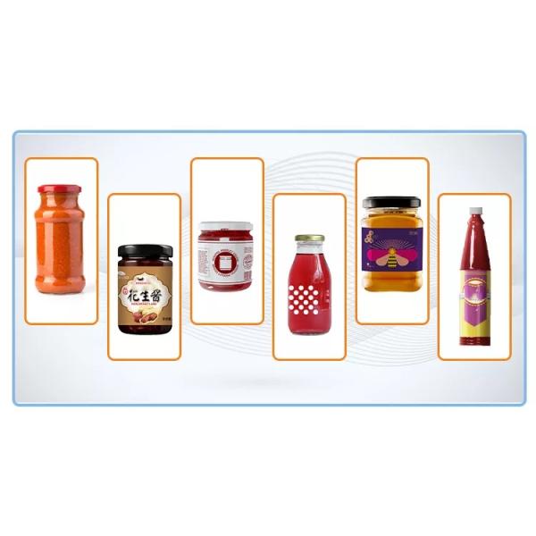 máquina de rellenar de la salsa de la salsa de tomate de la soja 500g para capsular de la botella del ANIMAL DOMÉSTICO