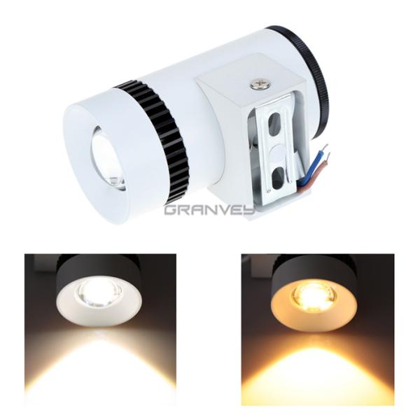 Single Head Wall Mounted LED Lights , Indoor Wall Sconces 3W COB IP54 Durable