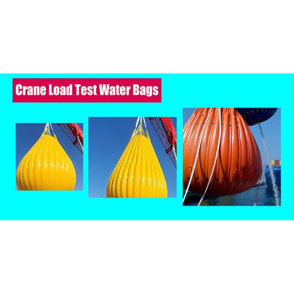 Prueba de grúa de PVC de alta resistencia Bolsas de agua Materiales resistentes al desgarro