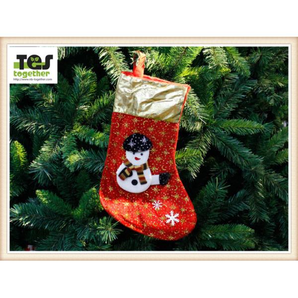 non-woven big size christmas sock decoration/OEM O ODM