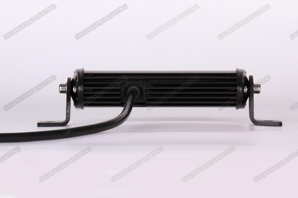 Single Row 8 Inch LED Light Bar , 6000K 18w LED Light Bar For ATV Excavator