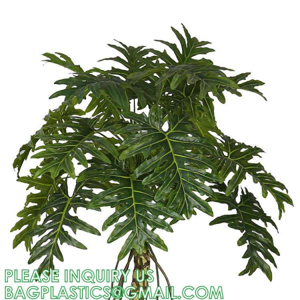 Faux Plant Artificial Plant Split-Leaf Philodendron, Monstera Deliciosa, Fake Indoor Plant, Excellent Gift