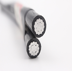 кабель падения надземного обслуживания провода оболочки PVC 1kv Triplex надземный