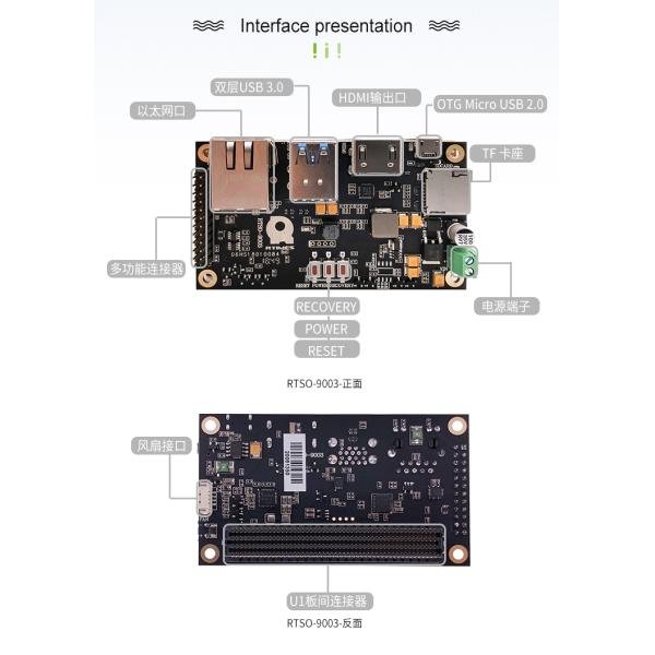 NVIDIA Jetson TX2 Carrier Board RTSO-9003 Development Board with 12V Power Supply
