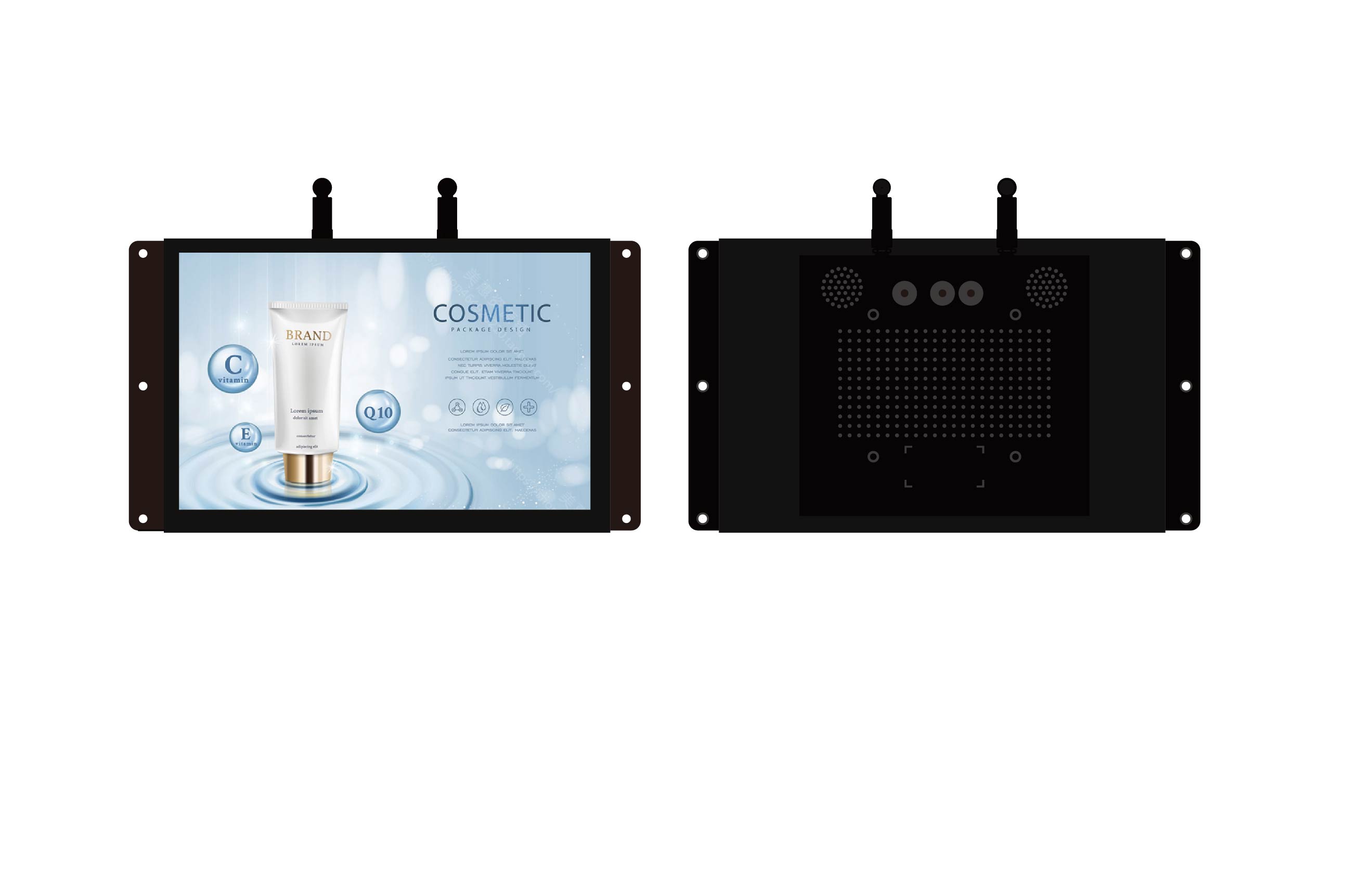 DC 12V разрешения 1366x768 ПК 13,3 планшета экрана касания сети коммерчески»
