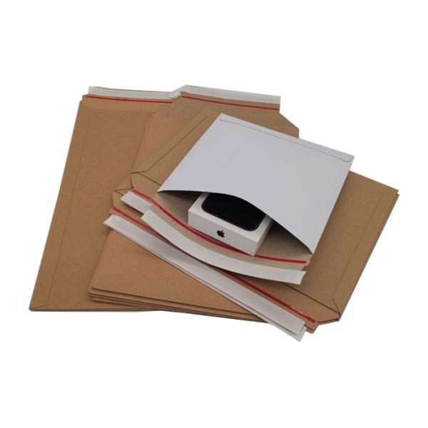 30mm thick 300gsm Cardboard Shipping Envelopes E Flute Corrugated Paper