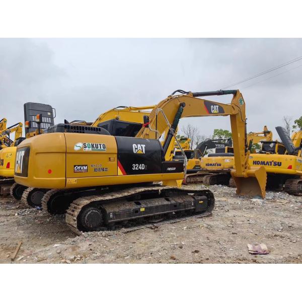 Japón Caterpillar 324d2 Excavadora usada 24 toneladas bajo consumo de combustible