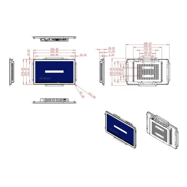 18.5-Inch Android Display for Digital Menus and Interactive Vending Machines