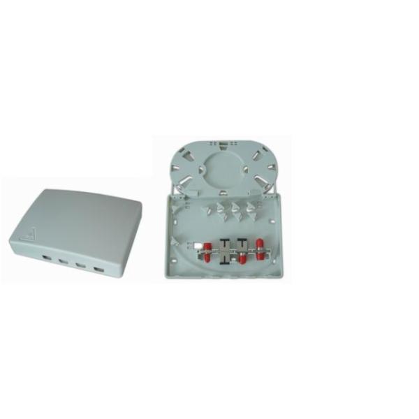 IP44 Outdoor Fiber Optic Distribution Box , Fiber Optic Wall Box ABS Material
