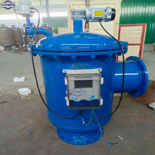 Filtro de tratamento do rioFiltro de água automático de auto-limpeza Filtro de água de resíduos de aço inoxidável