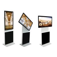 Multimédia d'affichage à cristaux liquides tournant l'opération facile de résolution de l'affichage ultra HD de kiosque