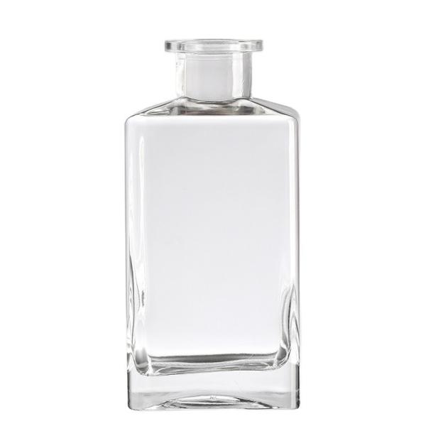 Garrafa de vidro congelado de 500 ml para decoração industrial da casa Garrafa de licor