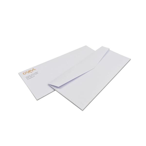 80gsm White Business Envelopes Customized White Paper Envelopes Durable With Offset Papers