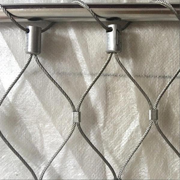 Flexible SUS316  Wire Rope Mesh Anti-Rusting Protective Non-Rusting For Falling Protection
