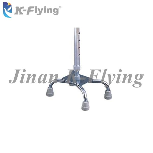 Aluminum Four Point Base Stable Walking Stick Old Man Elderly Stick For Walking