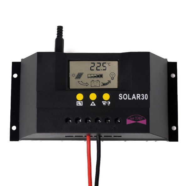 LCD display 30A PWM charge controller /solar regulator