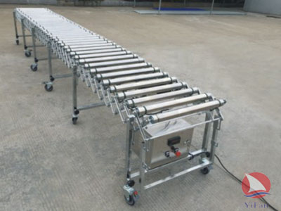 Flexible Motorized Stainless Steel Roller Conveyor,Flexible Roller Conveyor