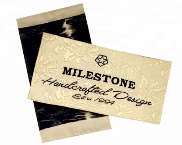 High quality custom hem woven label,clothing woven label,garment woven label neck tag