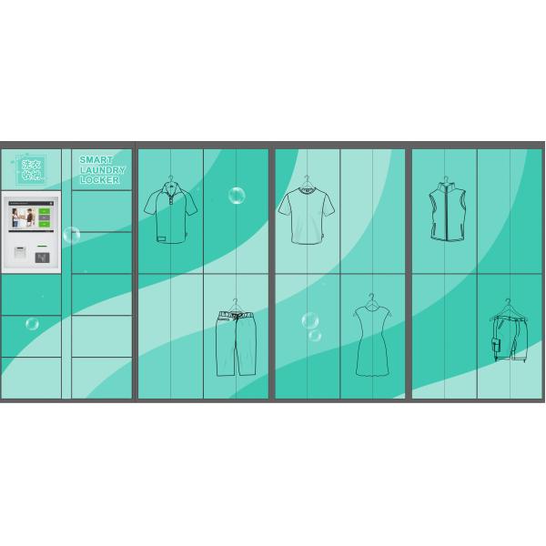 Automatic Intelligent Laundry Lockers CRS Electronic With Remote Control