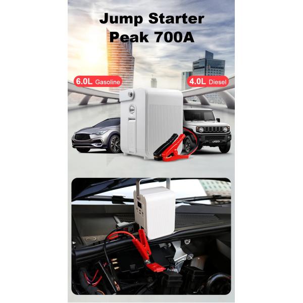 ROHS OEM Portable 12V Car Battery Charger With Auto Car Jumper