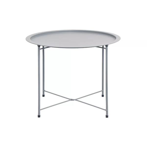 All Iron Round Shape Tea Coffee Side Beach Patio Table Living Room Furniture