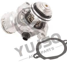 Engine Coolant Thermostat Assembly with Sensor for Mercedes C230 C280 C300
