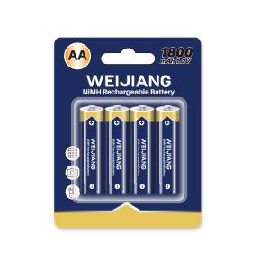 Ni Mh 1.2V AA 2600mah OEM ODM AA NiMH 充電電池