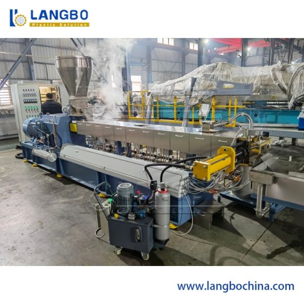 PP PLC PE HDPE LDPE Recycle Plastic Granule Pelletizing Machine Granulating Line