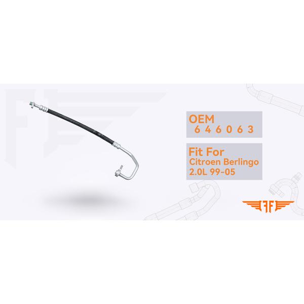 Citroen Berlingo 6460.63 Car AC Discharge Pipe 99-05 2.0L Auto Air Conditioner Hose