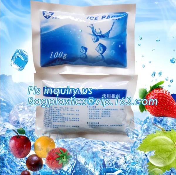 Sports Medicine Ice Bags, Flexible Ice Pack, Easy Seal Ice Cube Bags, Cool Bags & Ice Packs, First Aid Ice Pack, bagease