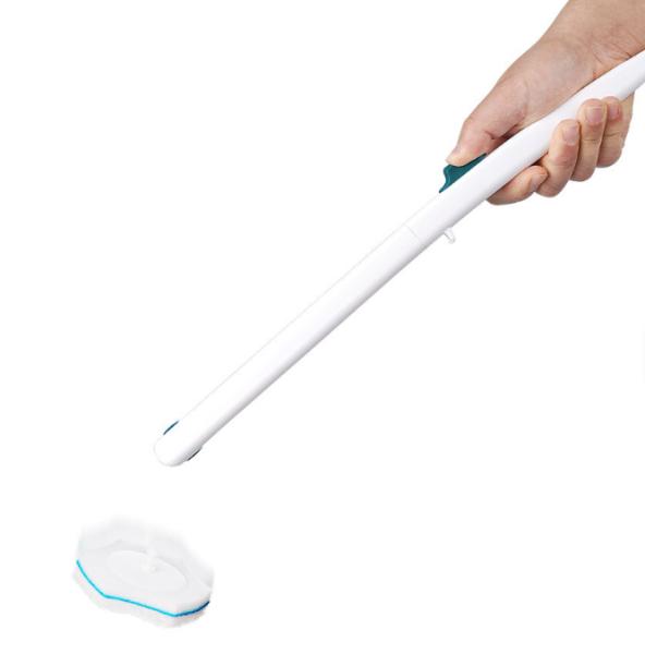 White Replaceable Head Innovative Design Toilet Brush High-End Designed For Bathrooms