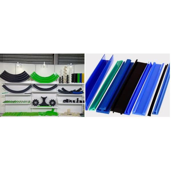 Polyethylene Guide Rail UHMWPE Plastic Chain Guide Wear Strips For Conveyor Belt